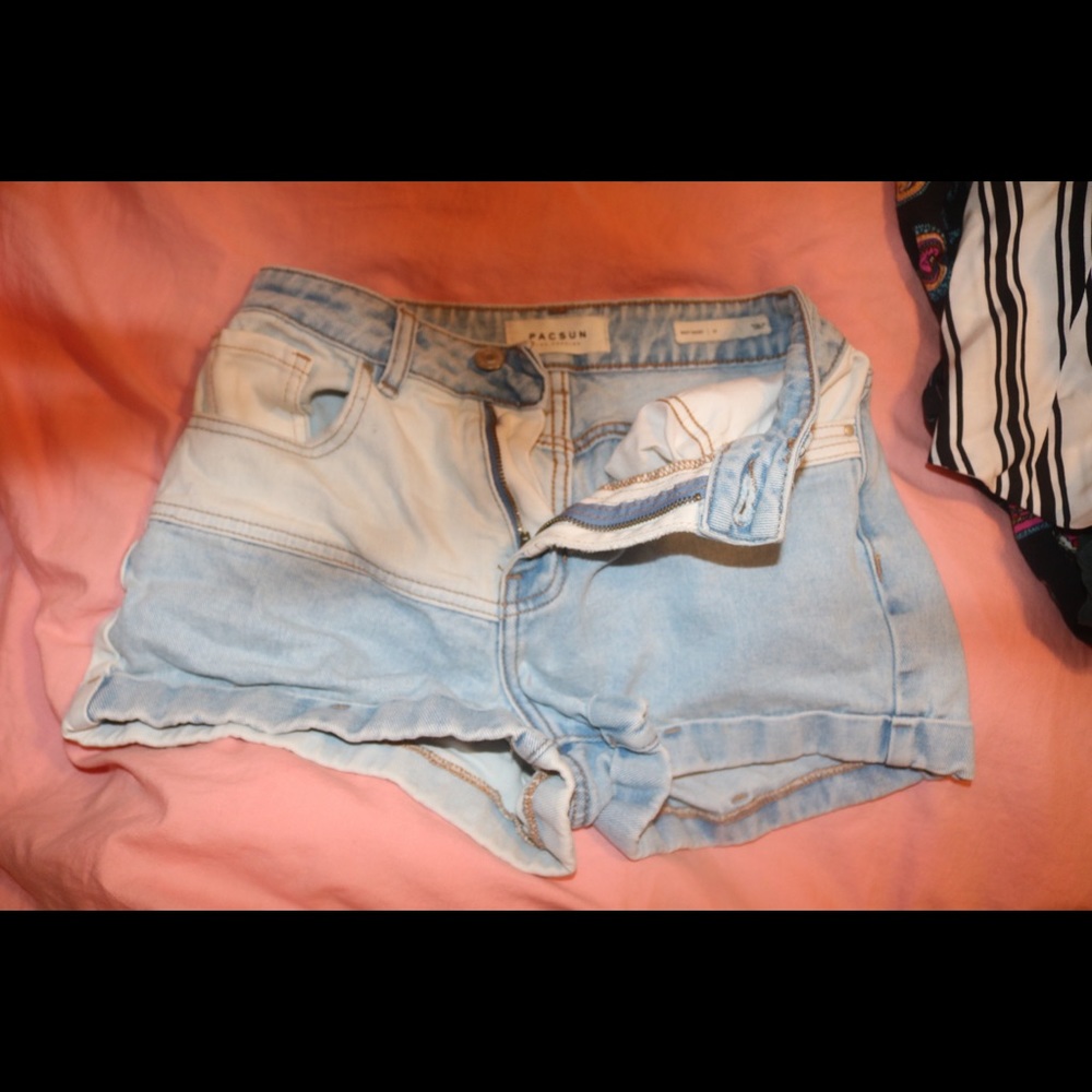 High waisted mom shorts